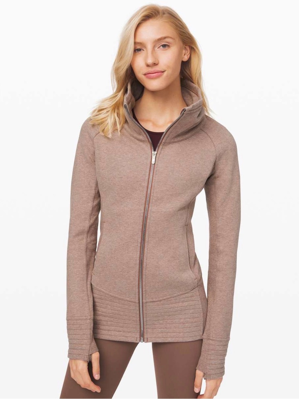 lululemon athletica Radiant Full-Zip Jacket - Heathered Spanish Oak